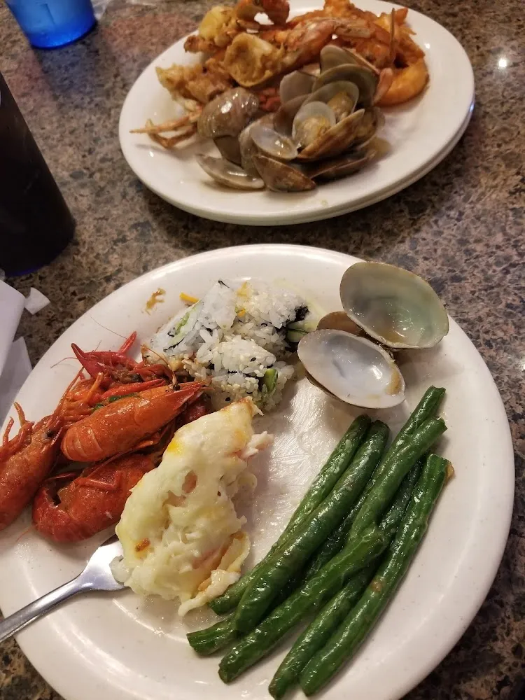 Crawfish Sushi Clam Green Beans