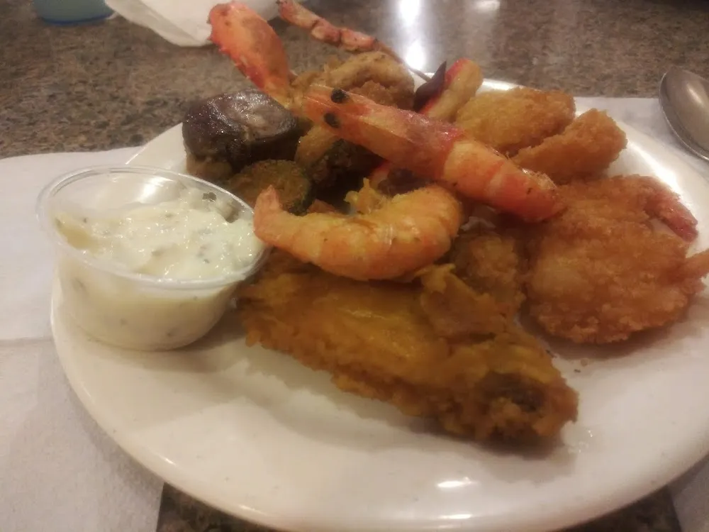 Shrimp Onion Rings Chicken Wings